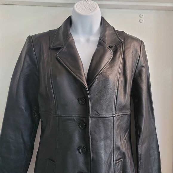 Jones New York leather jacket - Picture 3 of 9